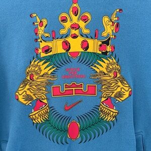 LeBron James Nike Blue Graphic Sweatshirt